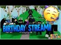 ROBLOX BIRTHDAY STREAM!! SKYBLOCK GIVEAWAY AND MORE!! #RoadTo700!
