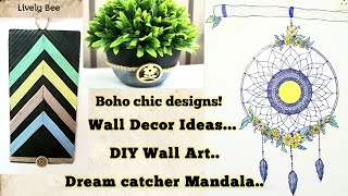 DIY Boho Chic Decor | Wall Hanging DIY | Boho wall Decor part 2