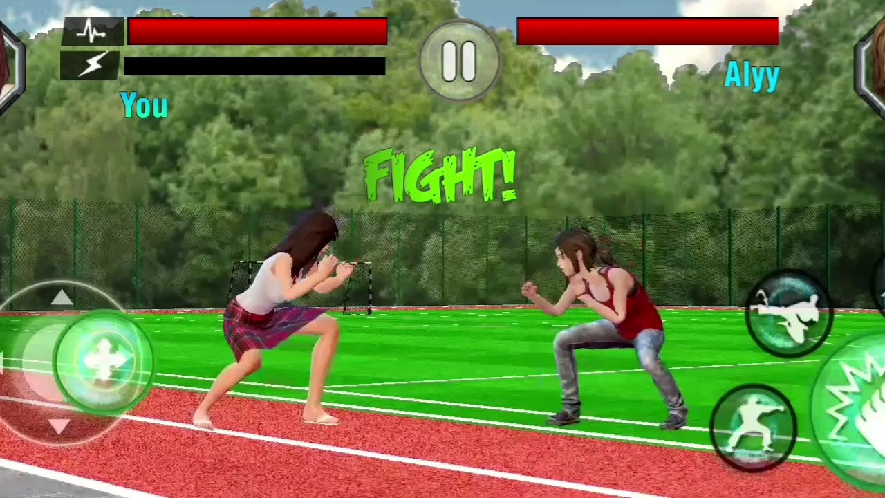 Girl fighting gameplay short vedio YouTube