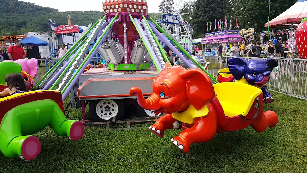 Delaware county fair elephant ride 2018 YouTube