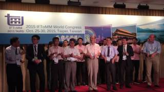 2015 IFToMM World Congress Banquet: Taiwan Team by IM Lab 126 views 8 years ago 1 minute, 37 seconds