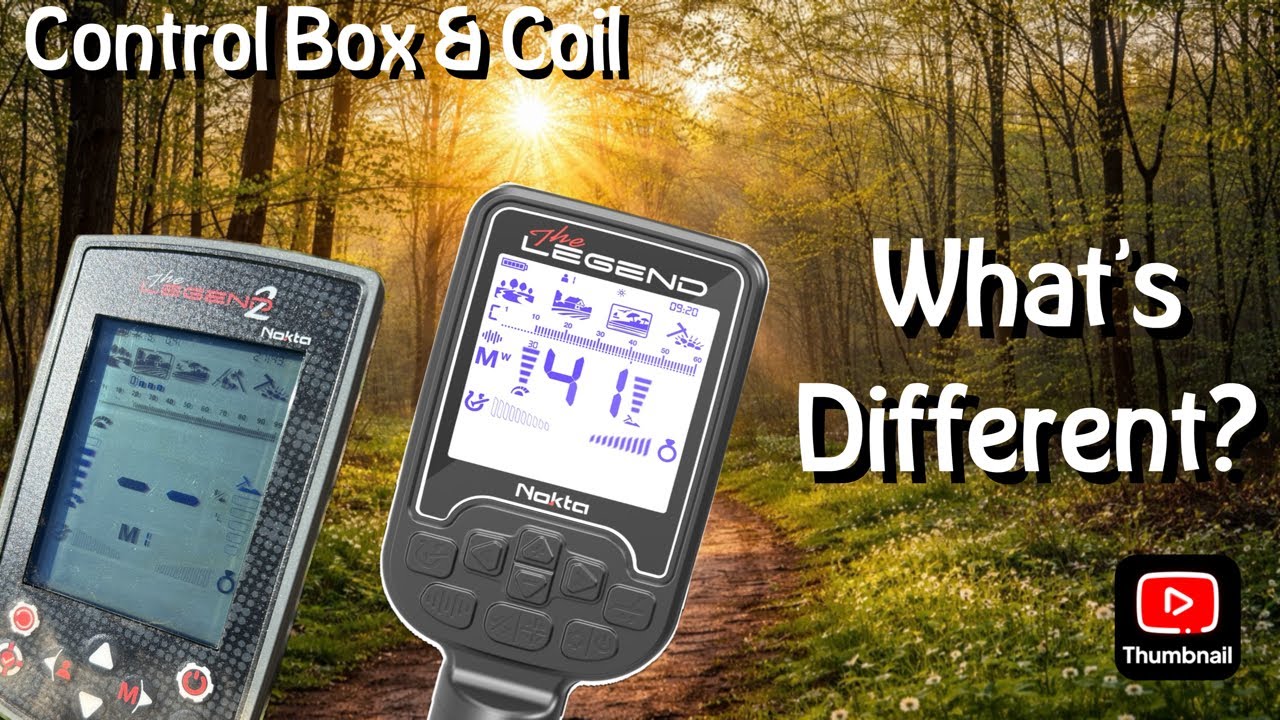 Блок управления металлоискателем Nokta Legend 2: дисплей и управление катушкой.