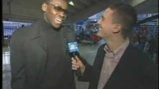Terrell Owens and Michael Irvin Kiss ESPN Correspondent