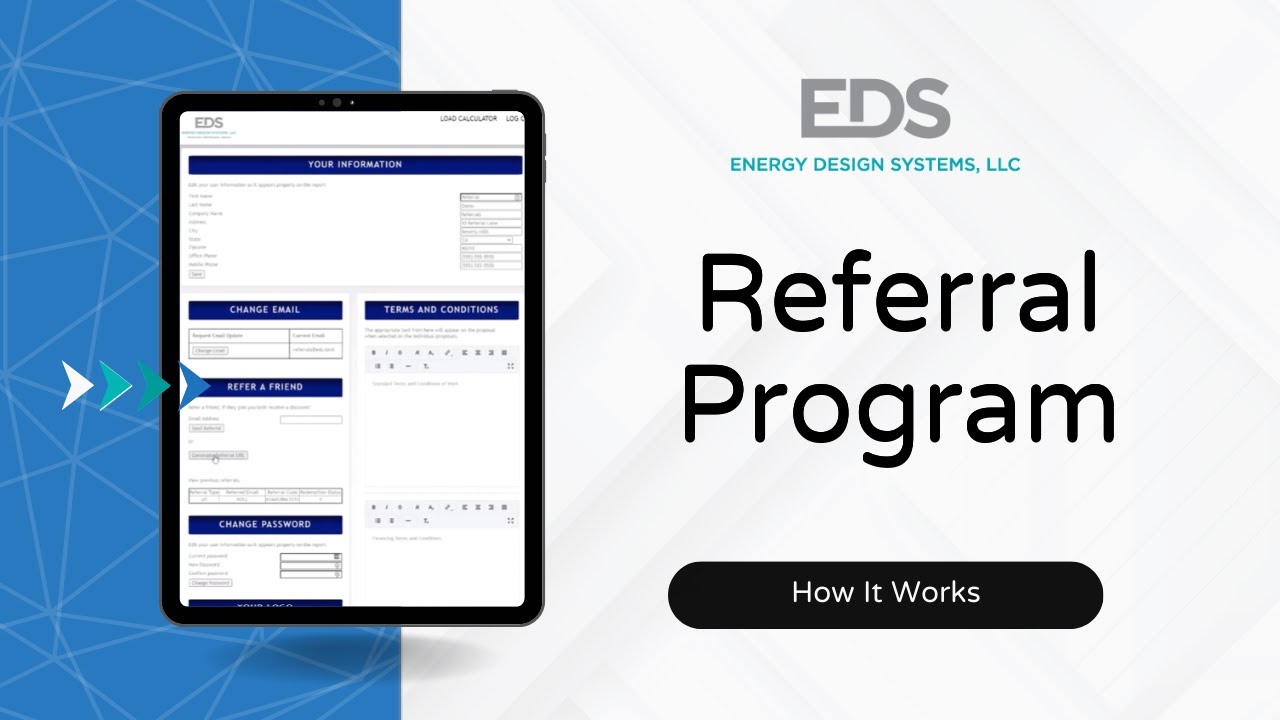 How EDS HVAC Software Referral System Works for HVAC Contractor - YouTube