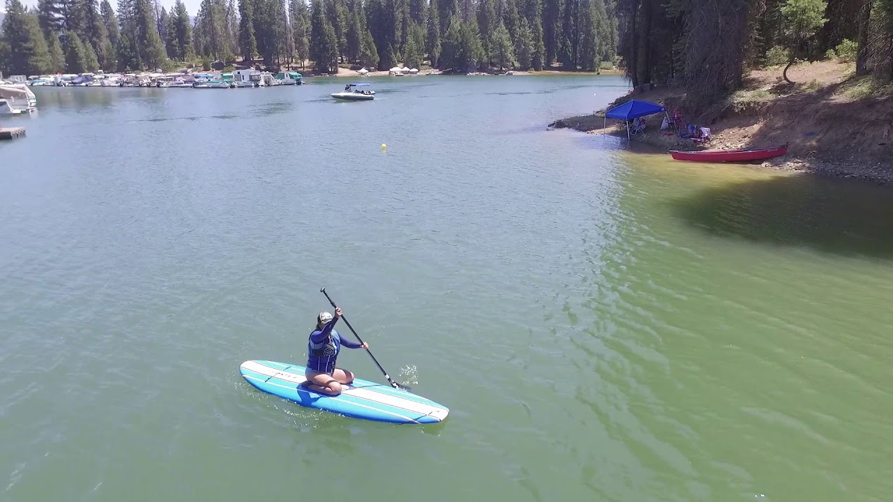 jlaqphantom3 aerial view of Shaver Lake, 2017 Camping YouTube