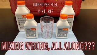 Inconsistent 2 stroke mixed gas... Does every drop REALLY count? (Surprising test results found!!!)