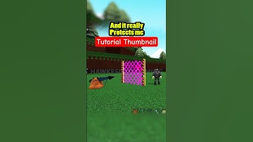 Roblox Build a Boat for Treasure Tutorial Thumbnail Barrier protects me from Harpoon #babft #roblox