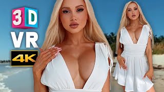 Vr 3D 4K Yesbabylisa - Sunny Day Walk In A White Dress 180360