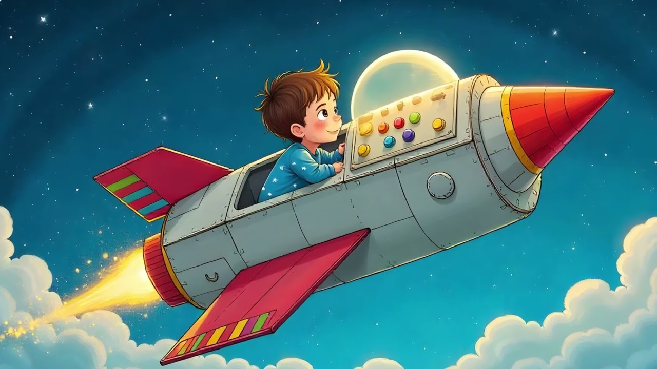 Simon’s Magical Spaceship Adventure 🌟🚀 - Bedtime story for kids