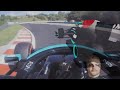 Bottas vs Hamilton Q3 Ghost Qualifying 2021 Hungarian Grand Prix