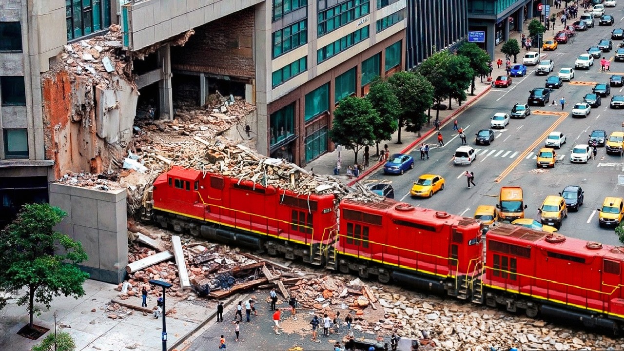 Unbelievable Train Moments Caught on Camera