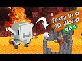 Texty In A 3D World (2D Gameplay) - Minecraft Bedrock | in Hindi | BlackClue Gaming