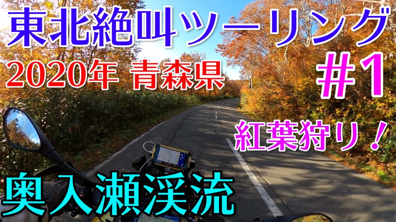 2020年東北紅葉狩りツーリング1【青森県】奥入瀬渓流・酸ヶ湯温泉キャンプ場【GoPro MAX SuperViewモトブログ】