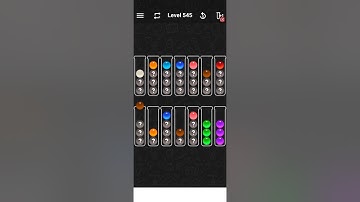 Level 545 of Ball Sort Color water Puzzle