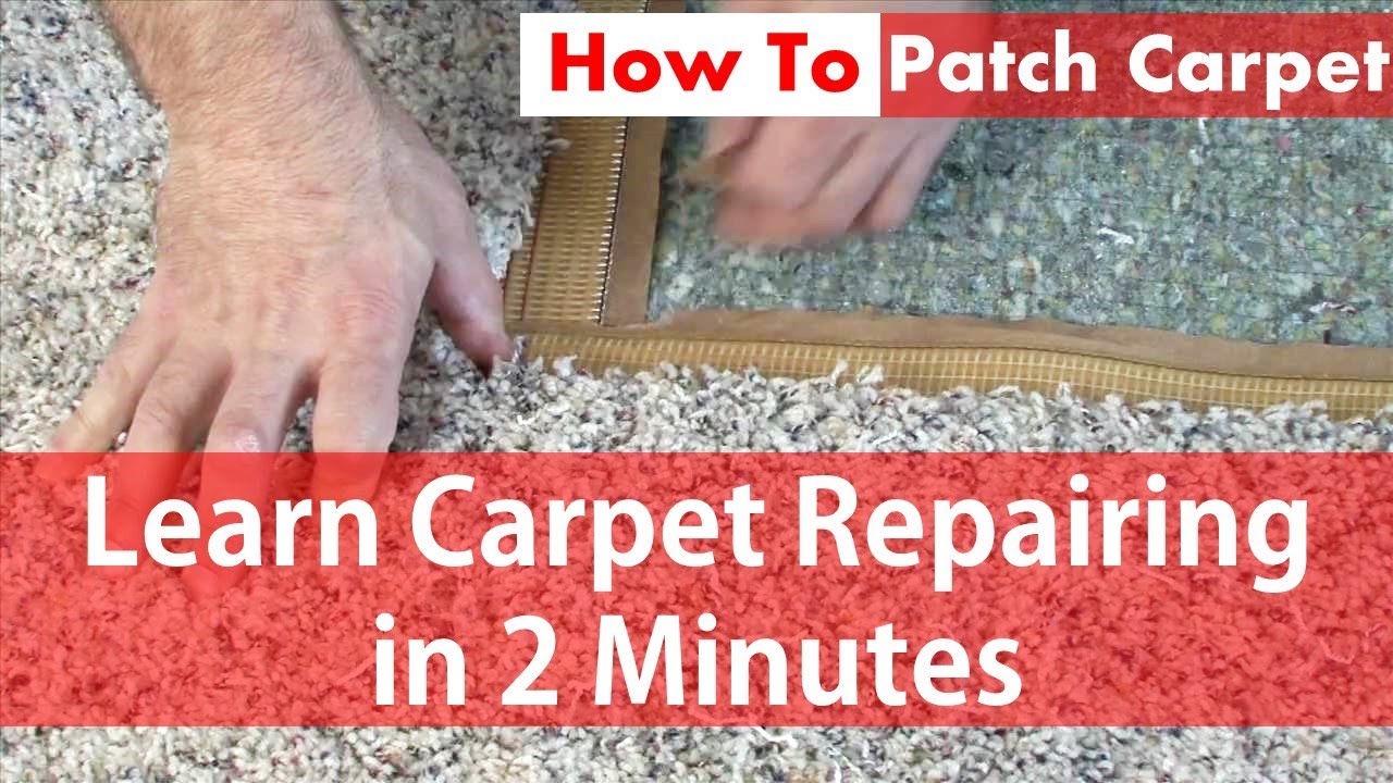 Learn Carpet Repairing in 18 minutes  How To Patch Carpet  Carpet Burn  Repair - 18019