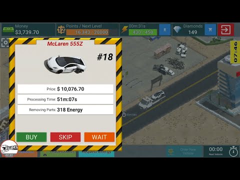 Lost MCLAREN 555Z - Lost More Diamonds -  Junkyard Tycoon New Update Version