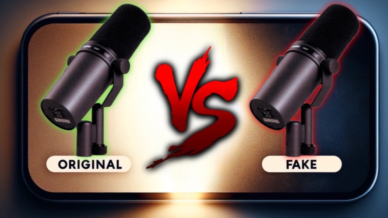 Shure SM7B: Original x Fake - ANALISE DETALHADA - YouTube