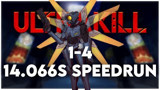 Ultrakill 1-4 Clair De Lune Any% 14.066S Speedrun