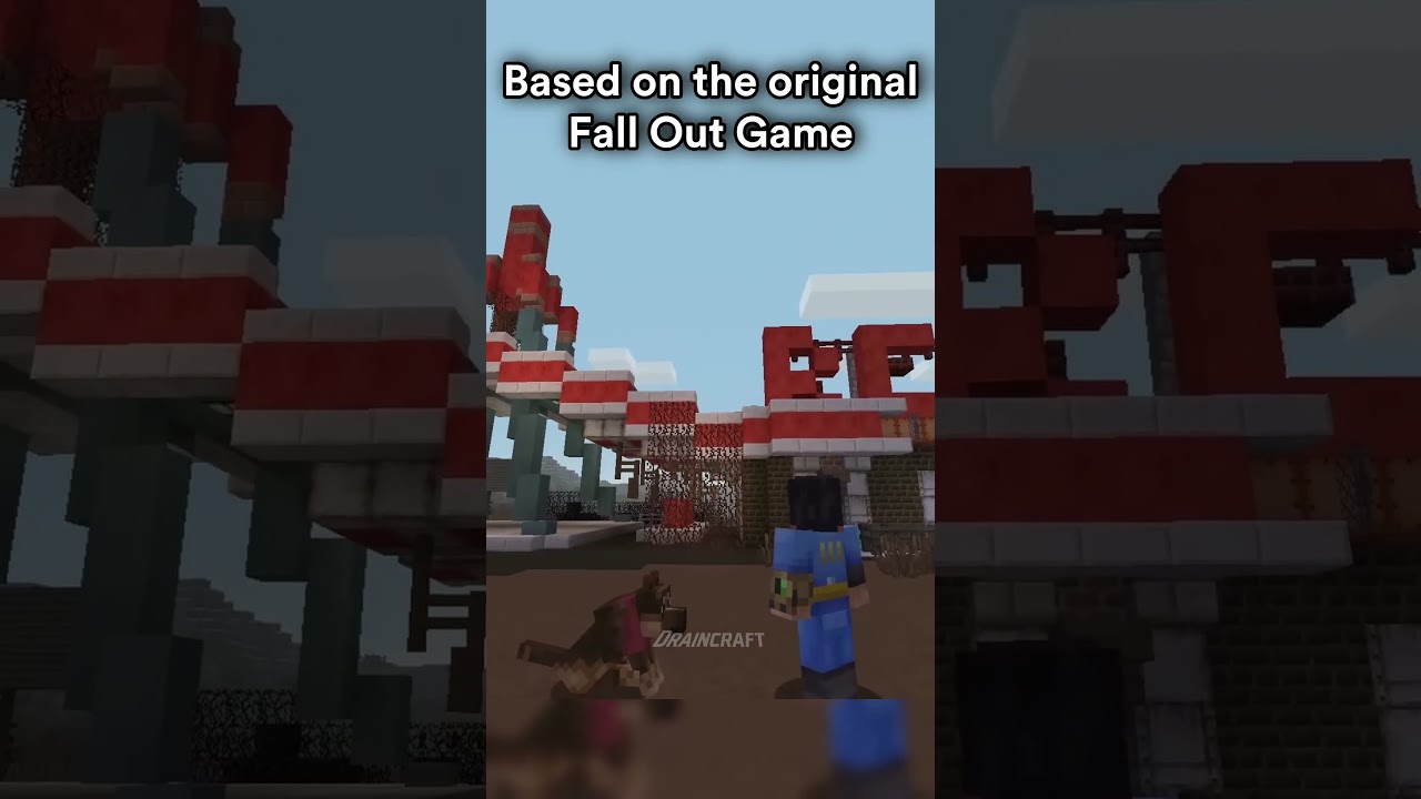 Minecraft Fallout Vault-tech Mashup🥹| 