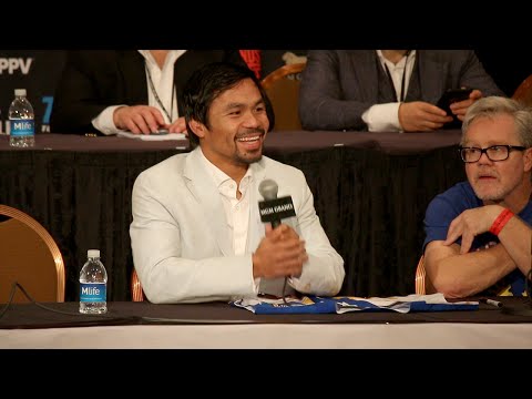 Manny Pacquiao vs Tim Bradley 3 COMPLETE Pacquiao Post Fight Press Conference