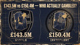 Arsenal Spent £143.5M. City Spent £150.4M. Only One Actually Gambled