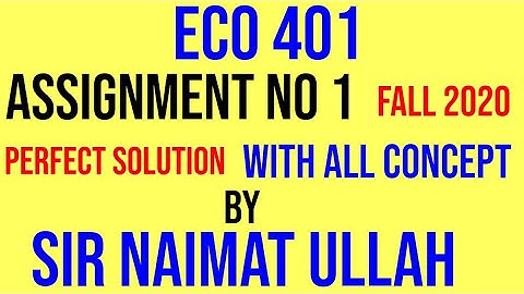 ECO401|assignment no 1 solution 2020|ECO 401|assignment 1|Point|Elasticity|Price|Quantity|Supply.