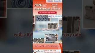 Need Custom Metal Parts? Meet China Welong at CastForge 2026!#casting#forging#cncmaching