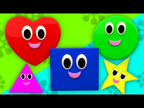 şekil şarkısı | farklı şekiller öğrenmek | Bebek Şarkıları Çizgi Film | Shape Song | Kids tv Türkçe