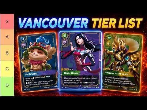 RIFTBOUND Vancouver Tier List! Ranking EVERY Legend