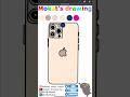 📱 IPhone 16 Pro drawing easy 簡單畫蘋果16 Pro #drawing #painting #art #anime #children #幼兒#画画 #shorts