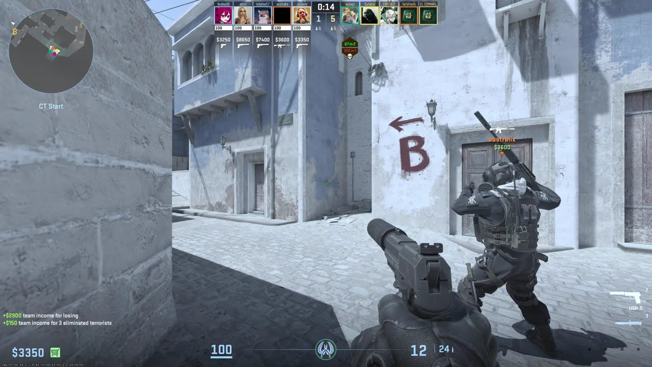 Counter Strike 2: Competitive Gameplay (No Commentary)