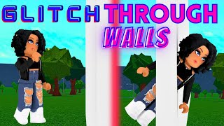 How to GLITCH THROUGH WALLS IN BLOXBURG!! | Sit Glitch Tutorial & Glitching Into CITY HALL