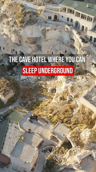 🛏️ The Cave Hotel Where You Can Sleep Underground! 🪨 #shorts #viralvideo #travel