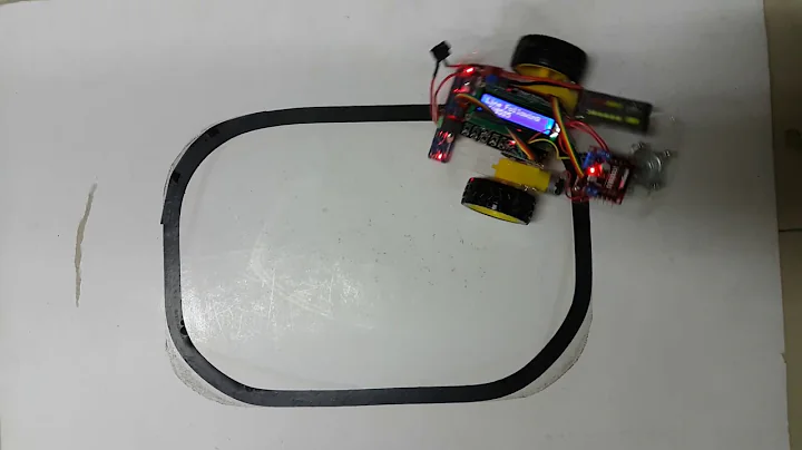 2WD Line Following Robot with 5 Way Line Following IR Sensor