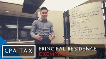 Principal Residence Exemption (CPA Tax)