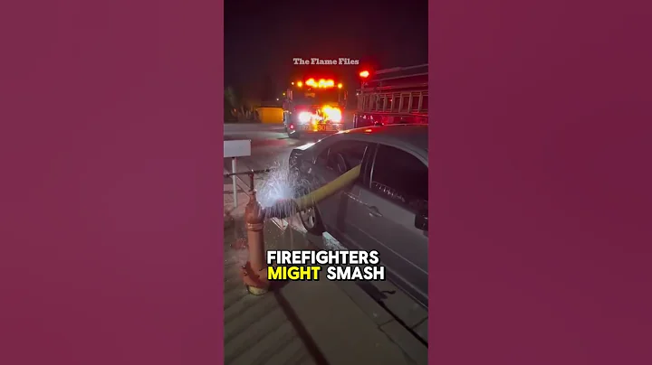 Think Twice Before You Park Near a Hydrant #firefighter #fire #fireman