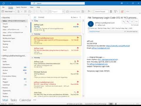 Using Outlook Flags for automation.  Make Information, Actionable