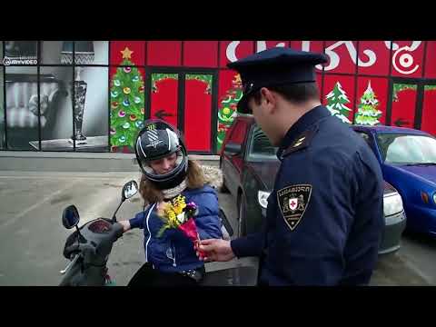 საპატრულო პოლიციის თანამშრომლებმა ქალ მძღოლებს 8 მარტი მიულოცეს