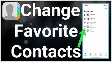 Hoe u favoriete contacten op de iPhone kunt toevoegen/verwijderen