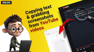 Browser Extensions: Copying text and grabbing screenshots from YouTube videos