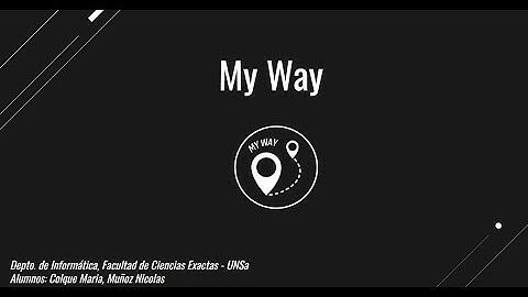 Proyecto Final Python:-My Way