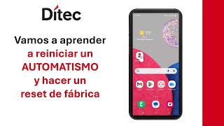 Ditec CONNECT PRO tutorial8 ES resetAUTOMAZIONE