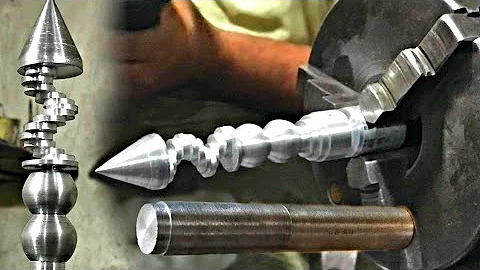 Making a Crazy Part on the Lathe - Manual Machining