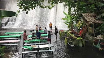Sumptuous Lunch right at the foot of Labasin Falls. #Shorts #Philippines #Travel #waterfalls