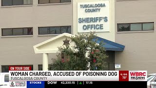Tuscaloosa Co. woman charged, accused of poisoning dog