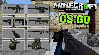 War Pack - Military Pack 3D GUNS addon Minecraft pe Morningstar (New Guns!)