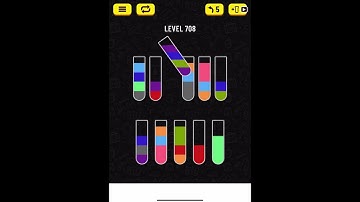 water sort puzzle level 708