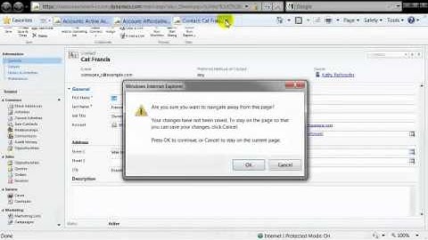 Forms in Microsoft CRM 2011
