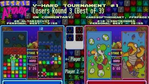 Tetris Attack Tournament #1 L3 Match - altabiscuit vs. Lightning55