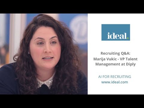 AI For Recruiting Q&A: Marija Vukic – VP Talent Management at Diply